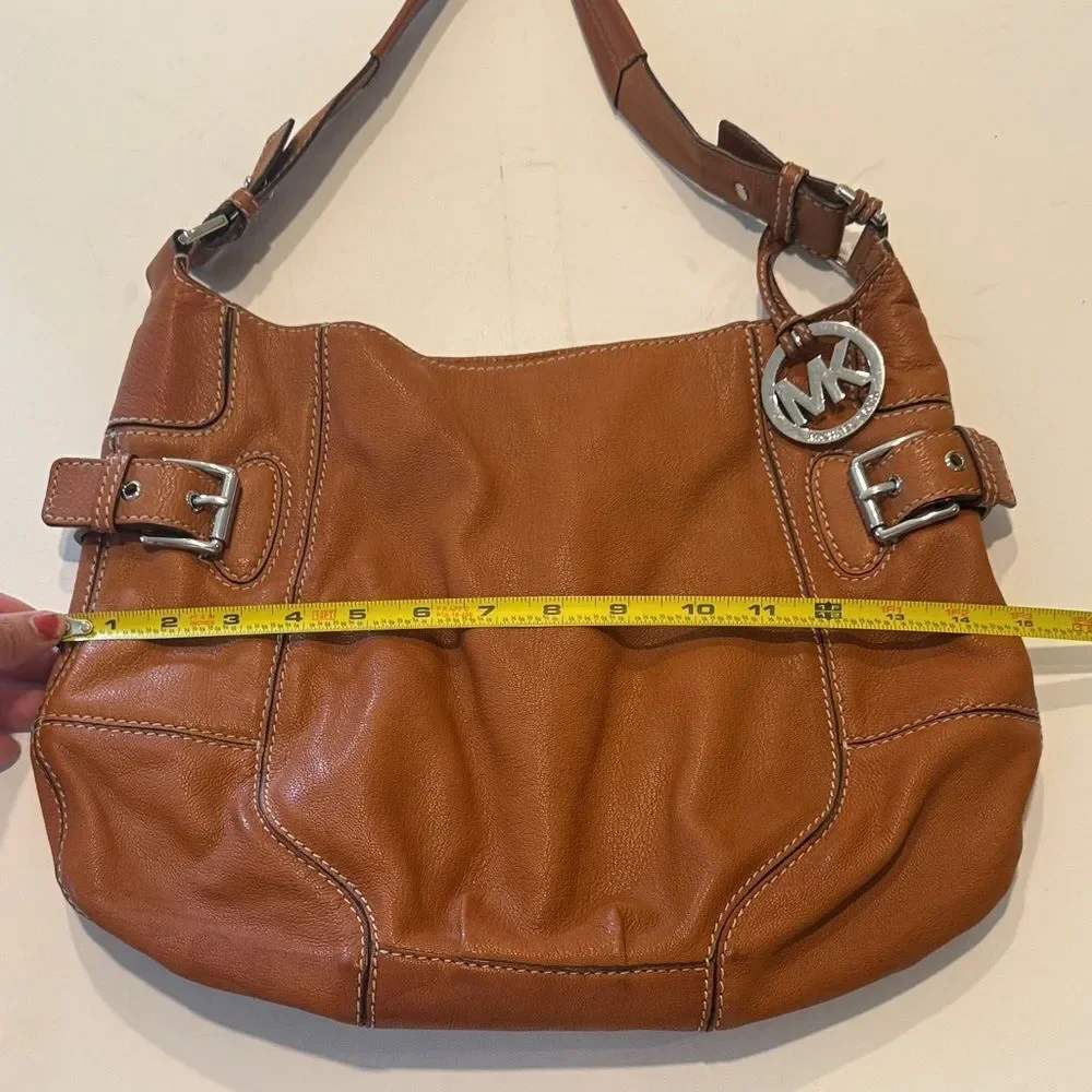 Michael Kors Tan Leather Hobo Bag